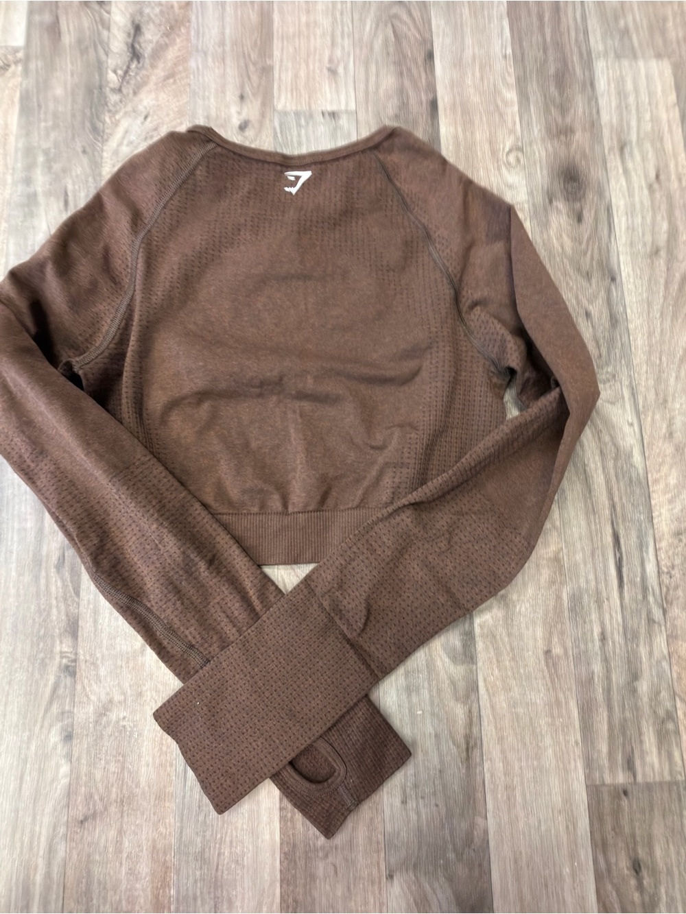 Gymshark Seamless Long Sleeve Crop Top – Women’s Size Large - Picture 5 of 5